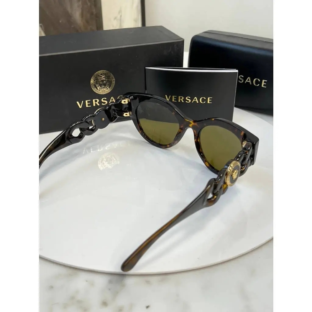 ‼️On SALE ‼️Versace Brown Patterned Sunglasses - Picture 9 of 10